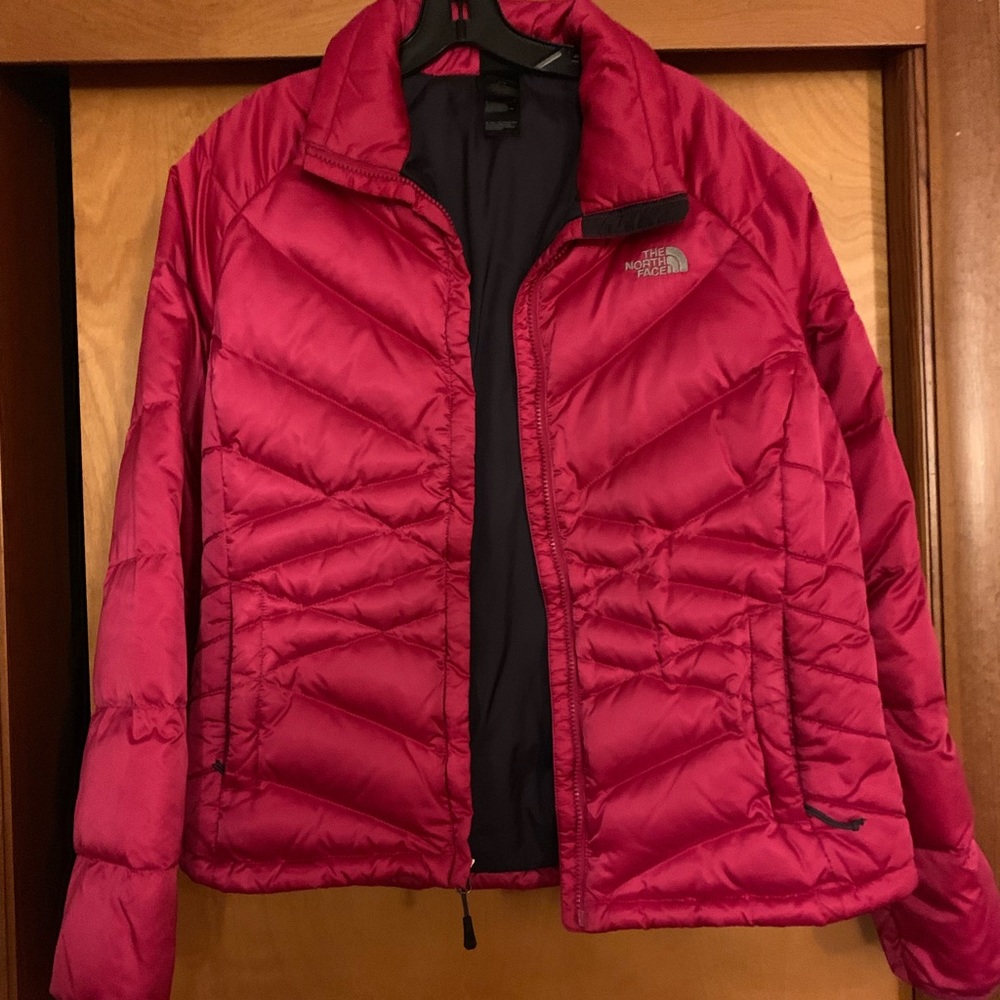 Pink NorthFace 550 coat